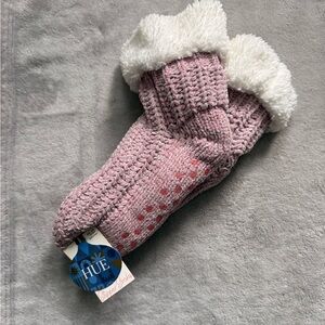 ⭐️ FREE ⭐️ add on item - Hue - Blush Pink Slipper Socks with Faux Fur
